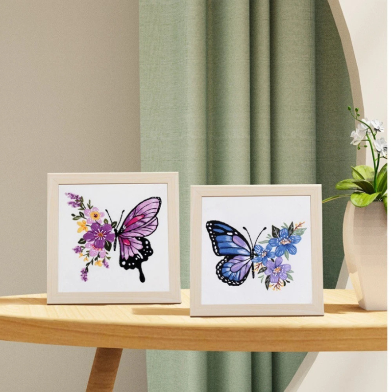DIY Cross Stitch Butterfly